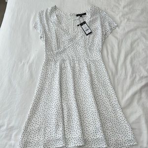 Dynamite Polka Dot Flowy Dress